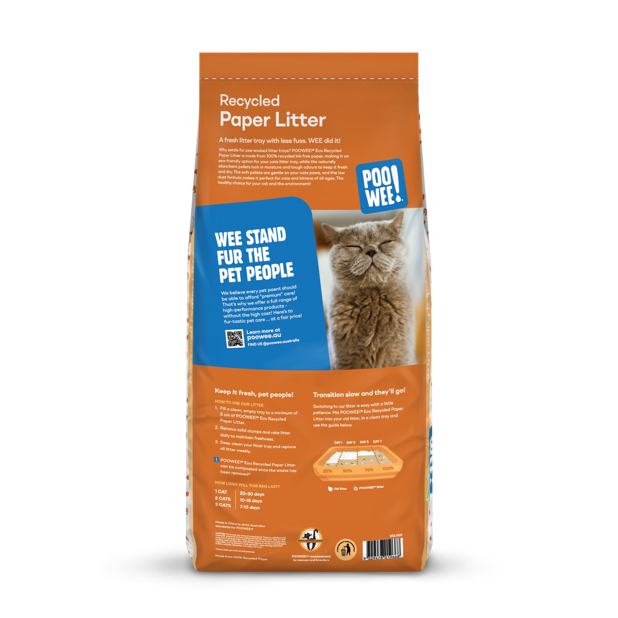 Recycled Paper Litter